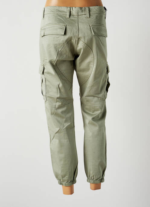 Pantalon 7/8 stretch taille normale vert REPLAY femme