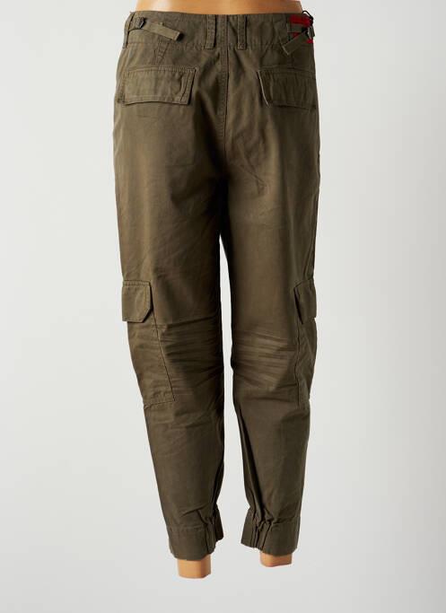 Pantalon 7/8 taille haute taille haute vert REPLAY femme