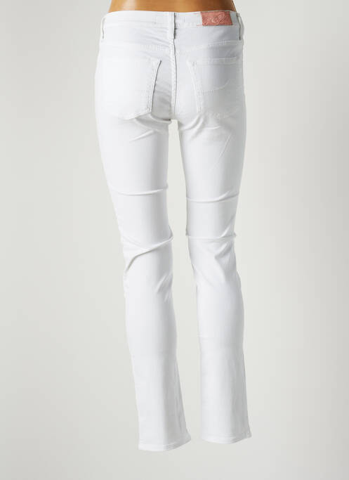 Jeans coupe slim blanc JACOB COHEN pour femme