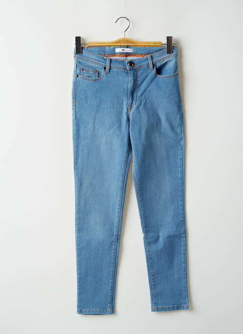 Jeans coupe slim bleu MENSI COLLEZIONE pour femme