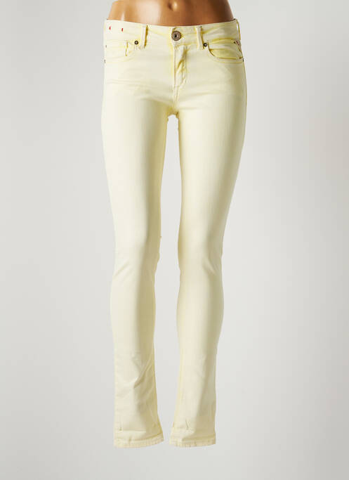 Jeans coupe slim jaune REPLAY pour femme