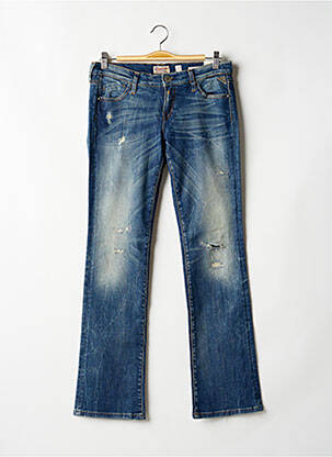 Jeans bootcut sélection denim taille basse bleu REPLAY femme