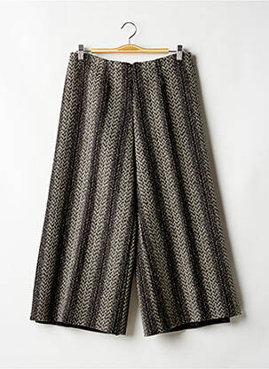 Pantalon 7/8 taille haute taille haute noir CLAUDE BAUER femme