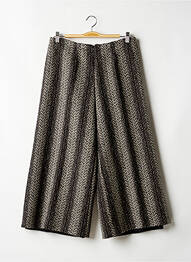 Pantalon 7/8 taille haute taille haute noir CLAUDE BAUER femme