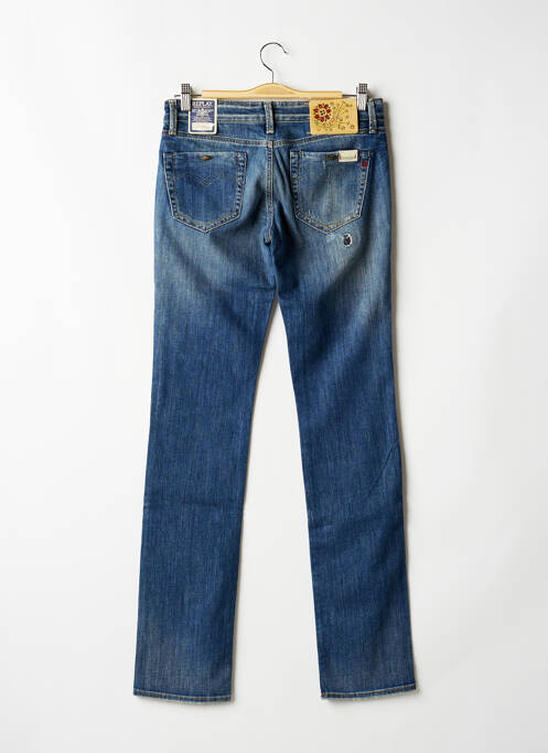 Jeans coupe droite bleu REPLAY pour femme