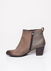 Bottines/Boots beige MARCO TOZZI pour femme seconde vue