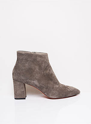 Bottines/Boots gris SANTONI pour femme