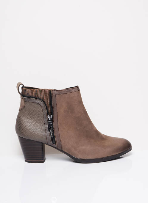 Bottines/Boots beige MARCO TOZZI pour femme