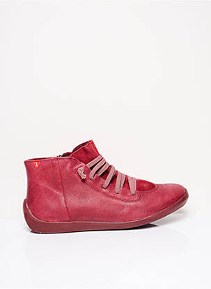 Bottines/Boots rouge ALCE SHOES pour femme