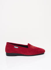 Chaussons/Pantoufles rouge SEMELFLEX pour femme seconde vue