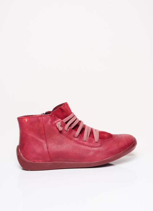Bottines/Boots rouge ALCE SHOES pour femme