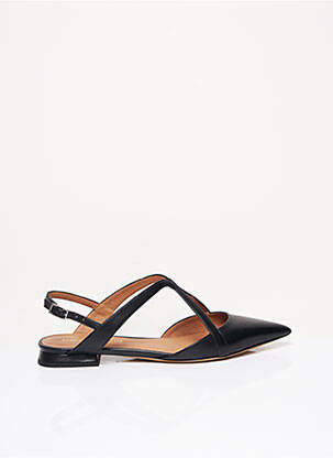 Sandales/nu pieds matière lisse talon plat jusqu'à 3cm noir EMPORIO ARMANI femme