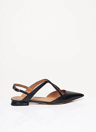 Sandales/nu pieds matière lisse talon plat jusqu'à 3cm noir EMPORIO ARMANI femme