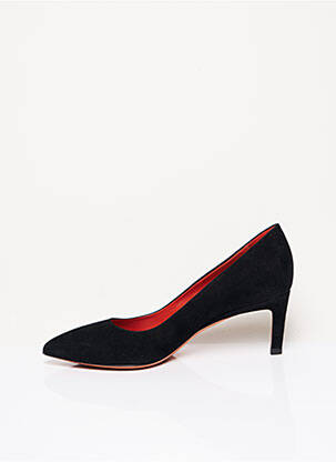 Escarpins nubuck talon de 4 à 6cm noir SANTONI femme