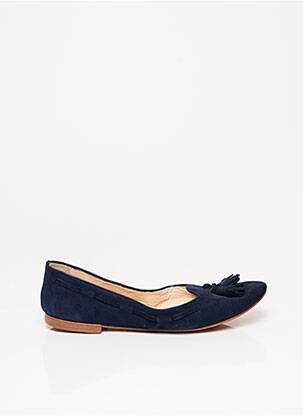 Ballerines type de semelle amortissante talon plat jusqu'à 3cm bleu SANTONI femme