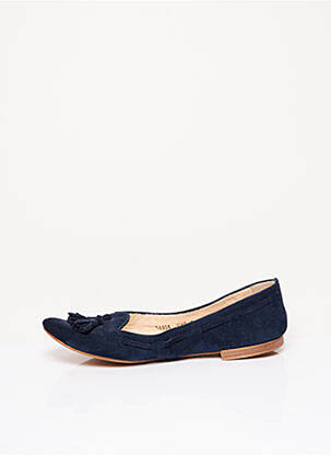 Ballerines type de semelle amortissante talon plat jusqu'à 3cm bleu SANTONI femme