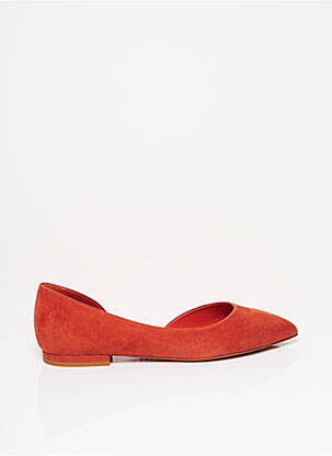 Ballerines type de semelle amortissante talon plat jusqu'à 3cm orange SANTONI femme