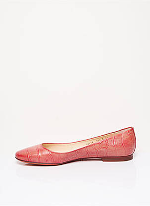 Ballerines impression talon plat jusqu'à 3cm rouge SANTONI femme