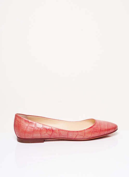 Ballerines impression talon plat jusqu'à 3cm rouge SANTONI femme