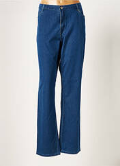Jeans coupe droite bleu YOULINE pour femme seconde vue