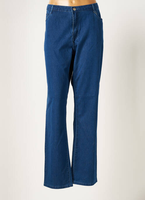 Jeans coupe droite bleu YOULINE pour femme