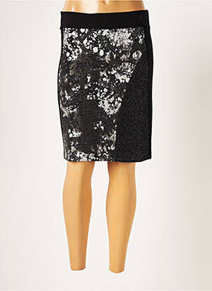 Jupe mi-longue stretch noir NOOS NOOS femme