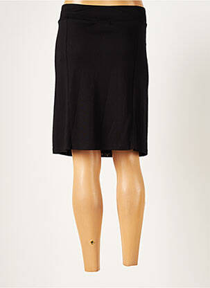 Jupe mi-longue stretch noir NOOS NOOS femme