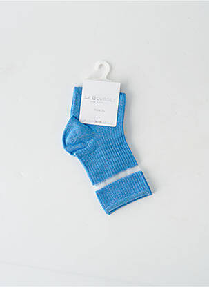 Chaussettes bleu LE BOURGET pour femme