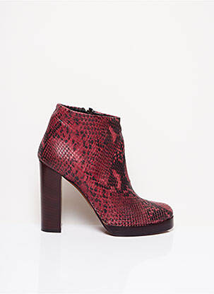 Bottines/Boots rouge ALDO CASTAGNA pour femme