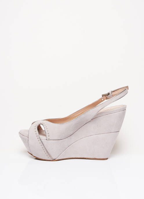 Sandales/Nu pieds gris PURA LOPEZ pour femme
