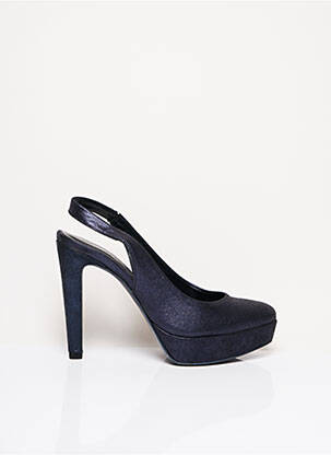 Escarpins nubuck talon haut de 10cm et plus bleu KENNEL UND SCHMENGER femme