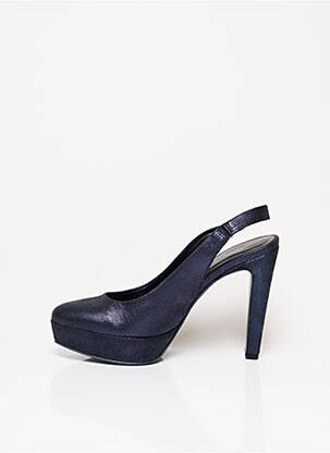 Escarpins nubuck talon haut de 10cm et plus bleu KENNEL UND SCHMENGER femme