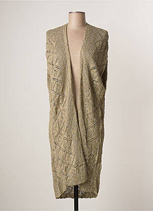 Gilet manches courtes coupe droite vert O'NEILL femme