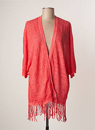 Veste kimono finition franges rouge O'NEILL femme