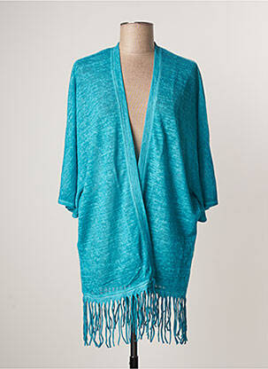 Veste kimono finition franges bleu O'NEILL femme