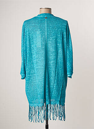 Veste kimono finition franges bleu O'NEILL femme