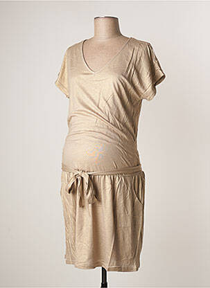 Robe maternité empiècements beige COLLINE femme