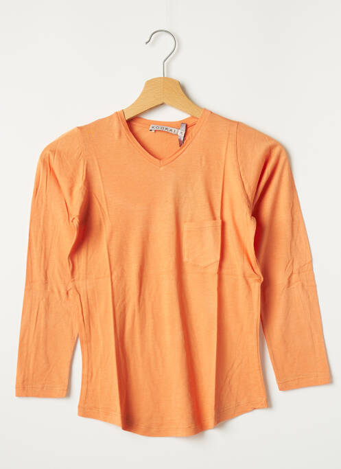 T-shirt orange KOOKAI pour fille