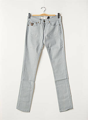 Jeans coupe slim fermeture boutonnée sur le devant taille normale bleu APRIL 77 homme
