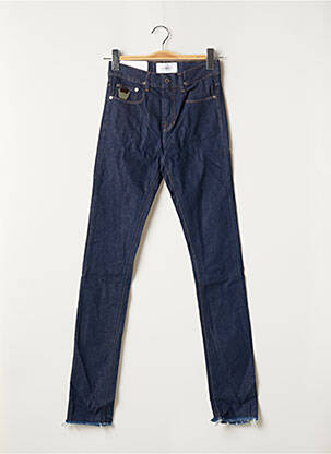 Jeans skinny tissage brut taille haute bleu APRIL 77 femme