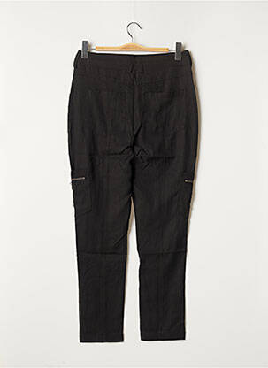 Pantalon droit taille à pinces taille haute noir OBJECT femme
