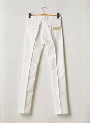 Jeans coupe droite blanc APRIL 77 pour homme seconde vue