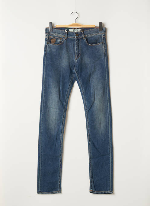 Jeans skinny fermeture boutonnée sur le devant taille normale bleu APRIL 77 homme
