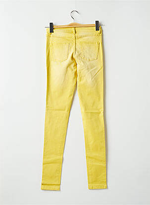 Jeans coupe slim slim taille normale jaune VILA femme
