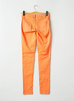 Pantalon slim taille normale taille normale orange VILA femme