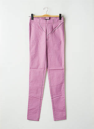 Pantalon slim taille élastique taille normale violet VILA femme