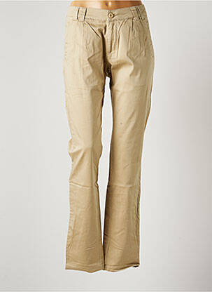 Pantalon droit beige VILA pour femme