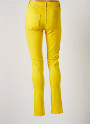 Pantalon slim jaune VILA pour femme seconde vue