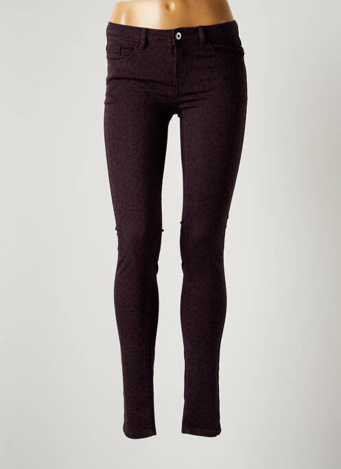 Jeans coupe slim slim taille normale violet VILA femme