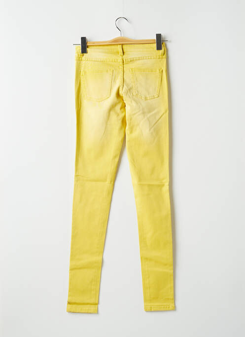 Jeans coupe slim slim taille normale jaune VILA femme